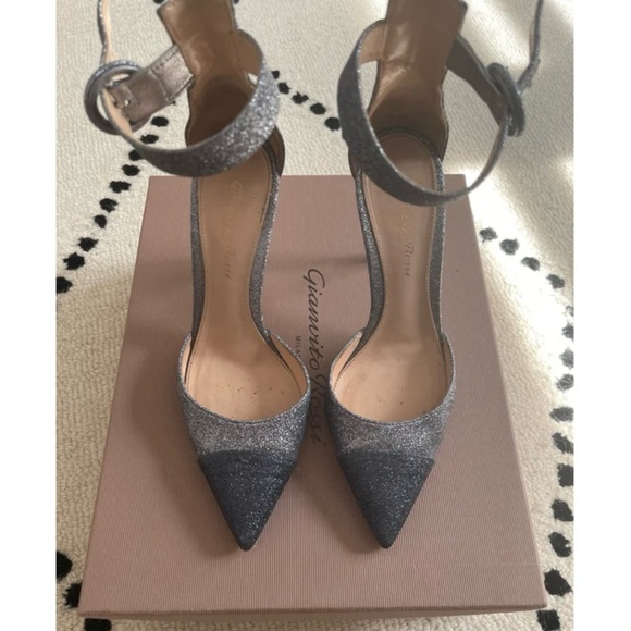 Gianvito Rossi- Glitter Pumps - Picture 1 of 4
